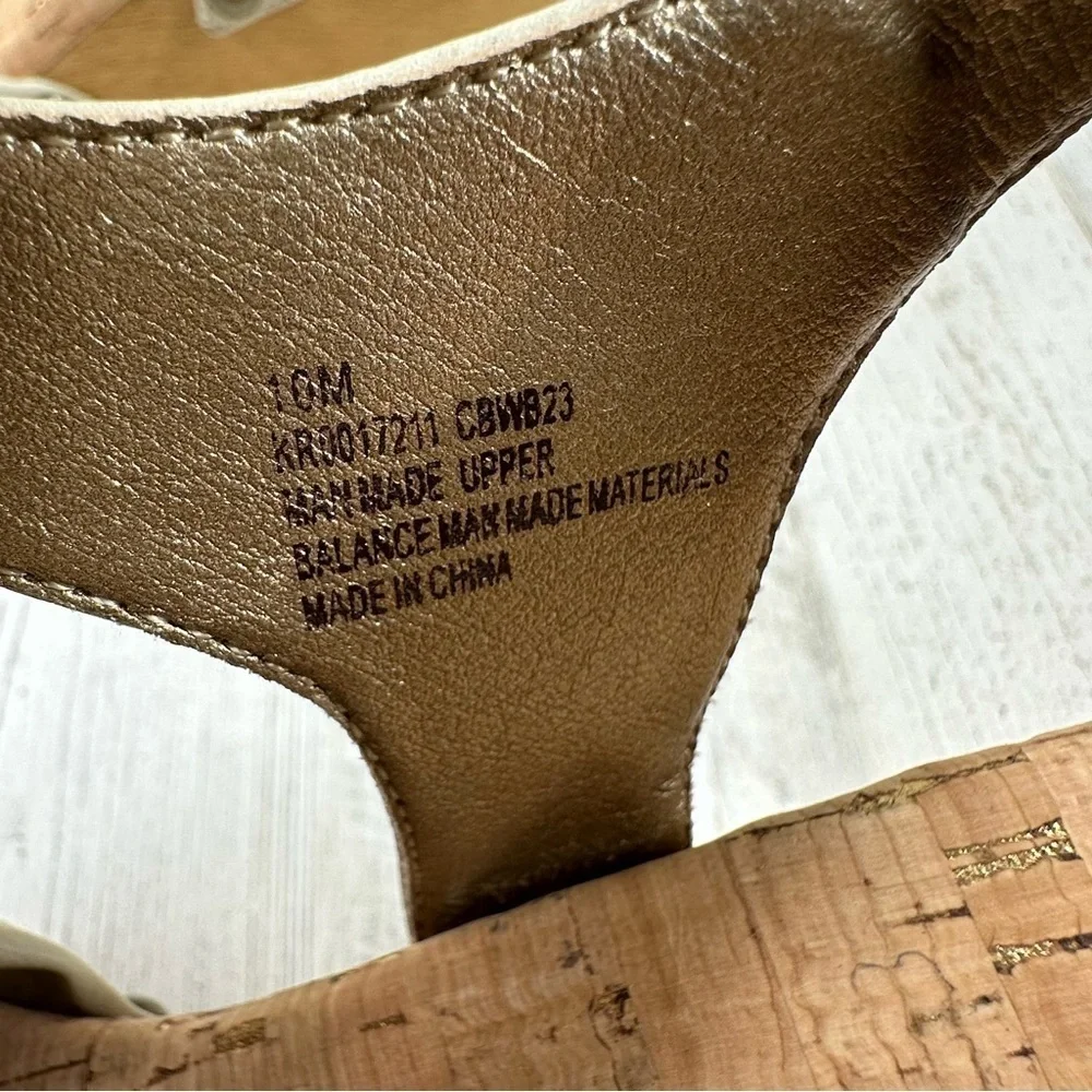 Korks Wedge‎ Sandal Women's 10 Dawson Women's Sandal Faux Leather Platform